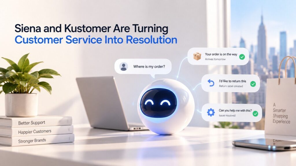Kustomer takes a similar action-oriented approach. Its AI agent tools can retrieve information, use configured tools, update records, work with external systems and escalate when required. Kustomer's e-commerce documentation includes workflows around orders and returns.