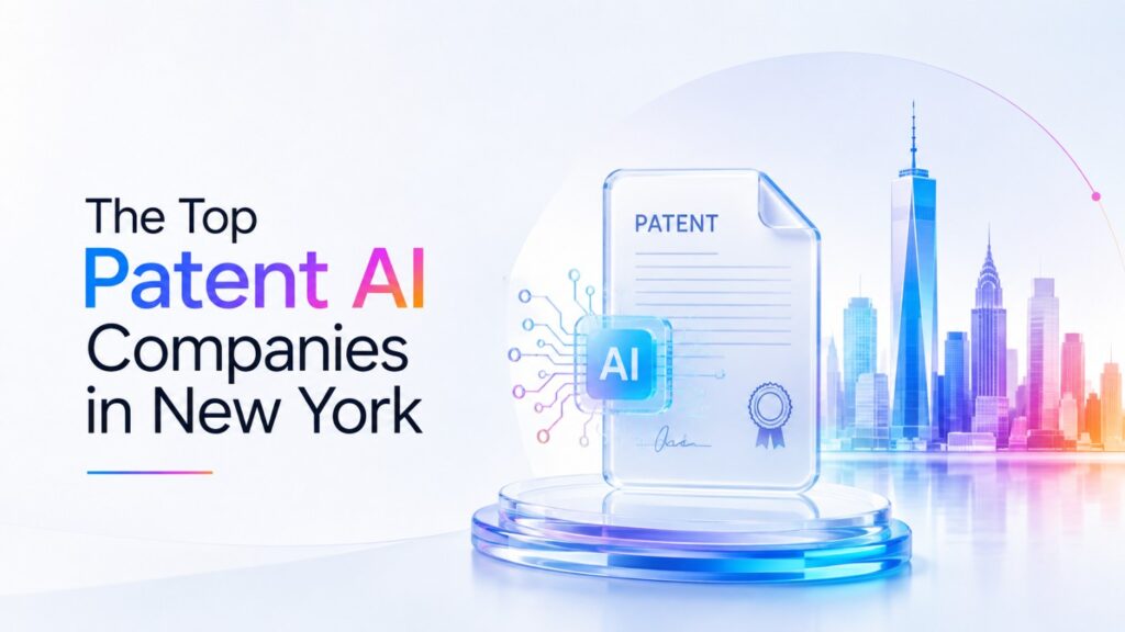 Sources include company announcements, company product pages, USPTO materials, Y Combinator and RELX. Funding figures are disclosed amounts, not NYC Tech Journal estimates.