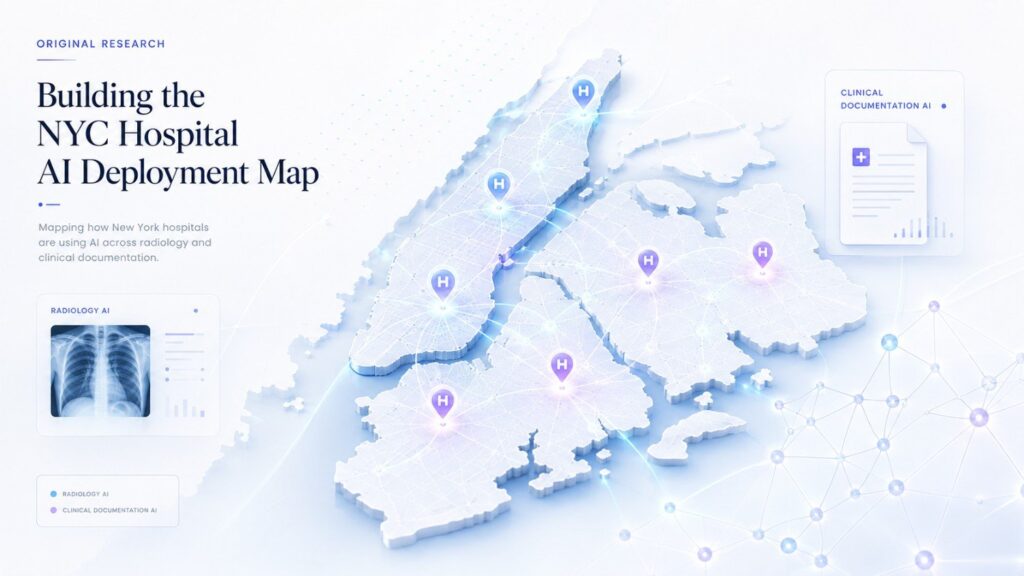 The systems included were NYU Langone Health, Mount Sinai Health System, Northwell Health, NewYork-Presbyterian, Montefiore Einstein, Memorial Sloan Kettering Cancer Center, Hospital for Special Surgery, and NYC Health + Hospitals.