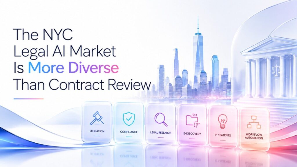 If nearly every legal AI startup were attacking contract review, the New York market would look crowded and fragile.