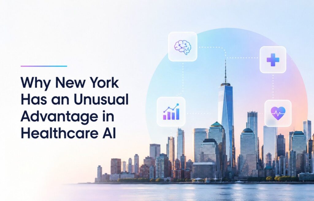Digital Health New York's own data shows the depth of the wider ecosystem. Its 2025 report found healthcare innovation funding rebounded sharply in 2024, while its 2026 reporting showed another year of active capital formation and practical AI adoption.