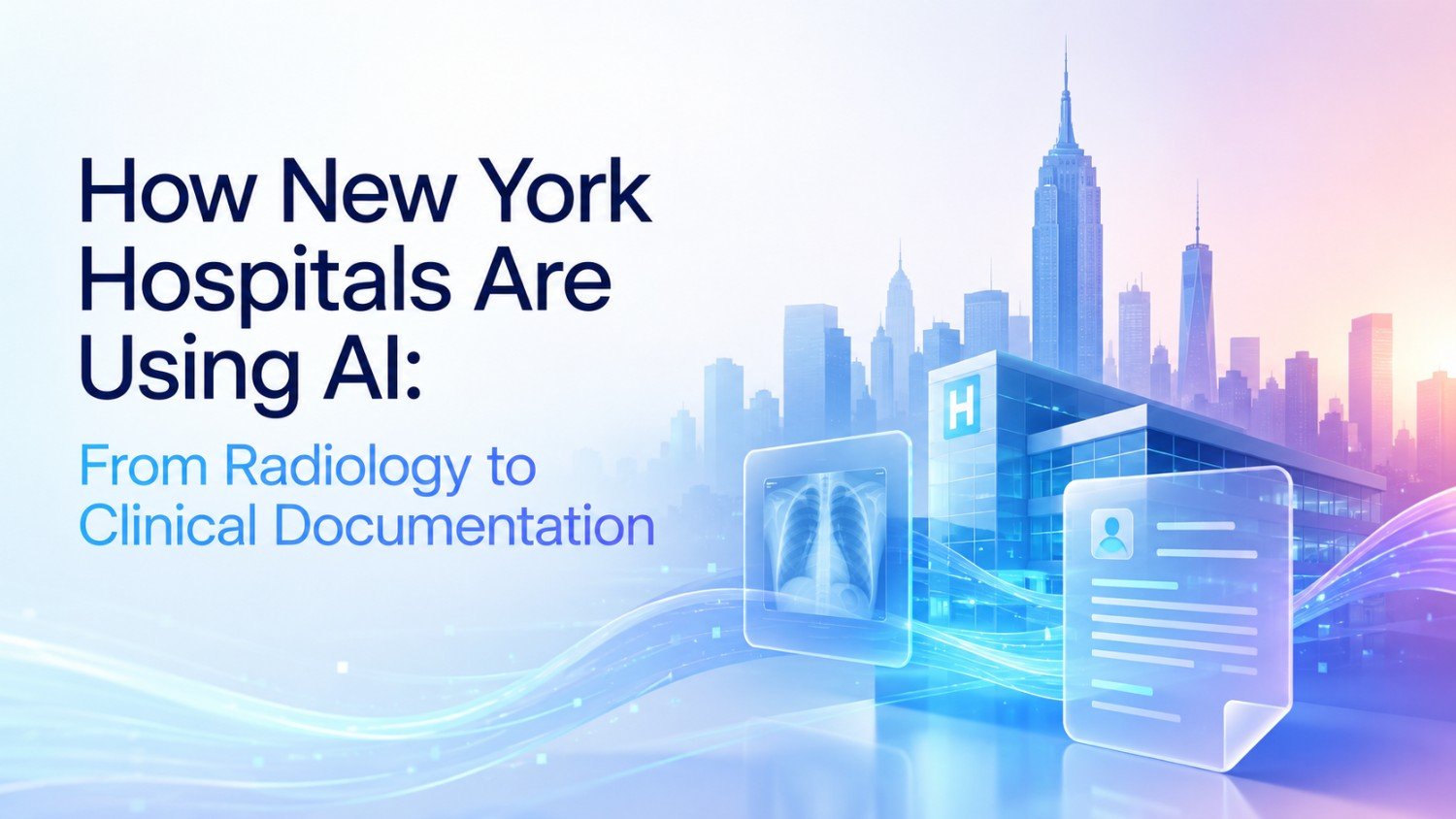 Learn how New York hospitals are using AI in radiology, clinical documentation, patient monitoring, scheduling and care delivery across modern healthcare.