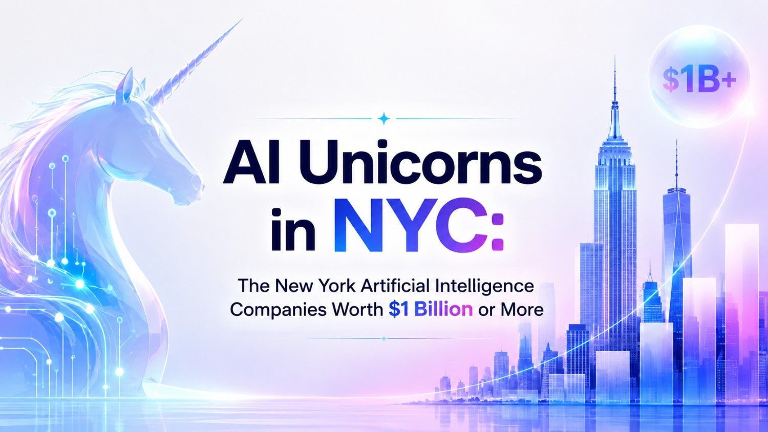 Discover NYC’s leading AI unicorns and the New York artificial intelligence companies valued at $1 billion or more that are reshaping major industries.