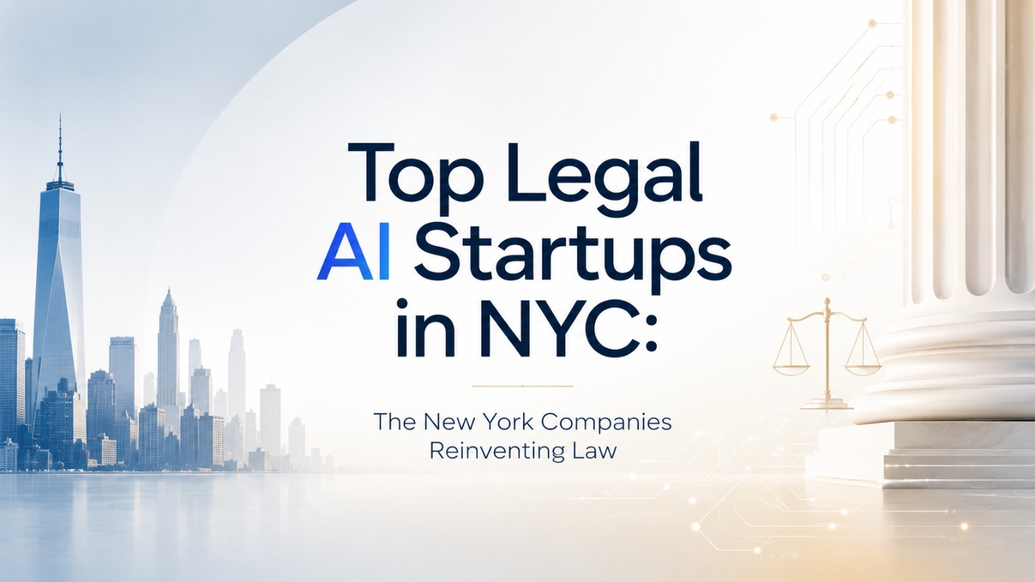 Explore the top legal AI startups in NYC transforming research, contracts, litigation, compliance and legal operations across New York’s law industry.