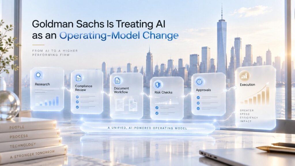 Goldman previously disclosed a natural-language GS AI assistant, developer tools and AI use cases being developed across its Global Banking & Markets and Asset & Wealth Management businesses.