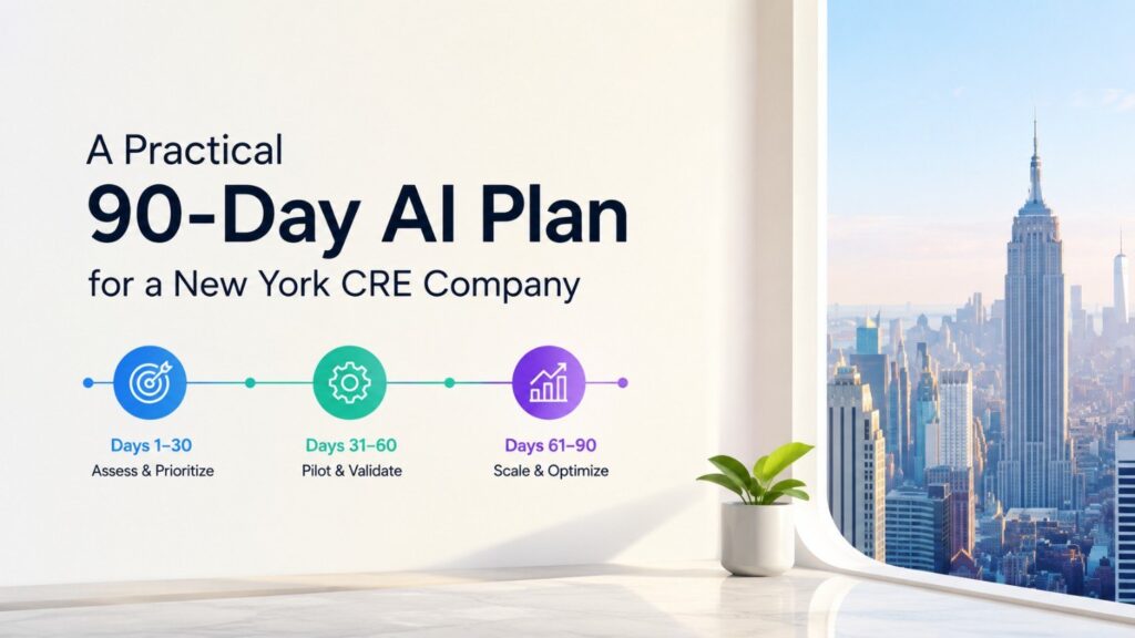 Commercial real estate companies do not need to begin with a massive AI transformation.