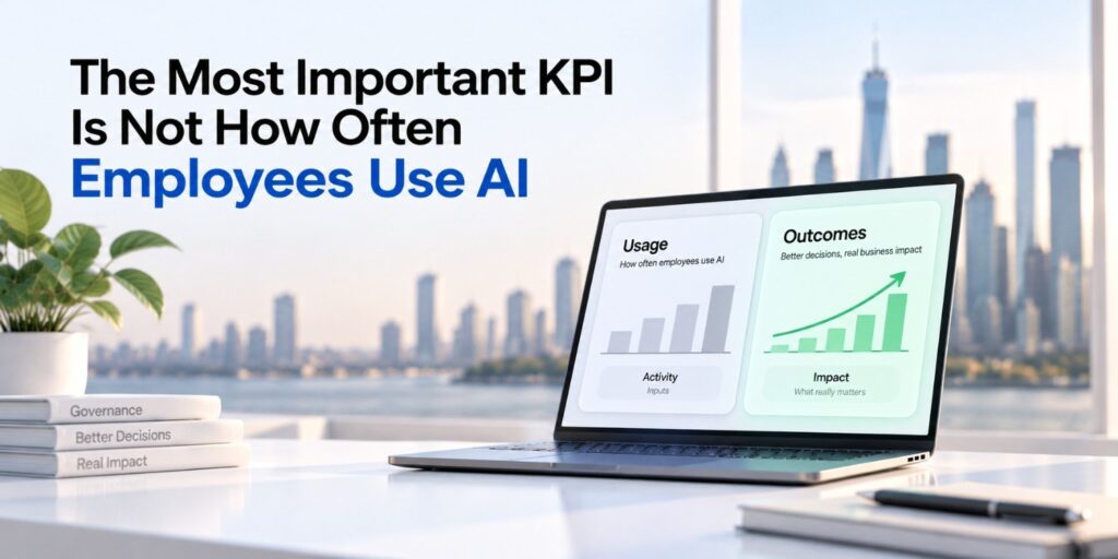 Many companies measure AI adoption by counting users, prompts, generated documents, or tokens.