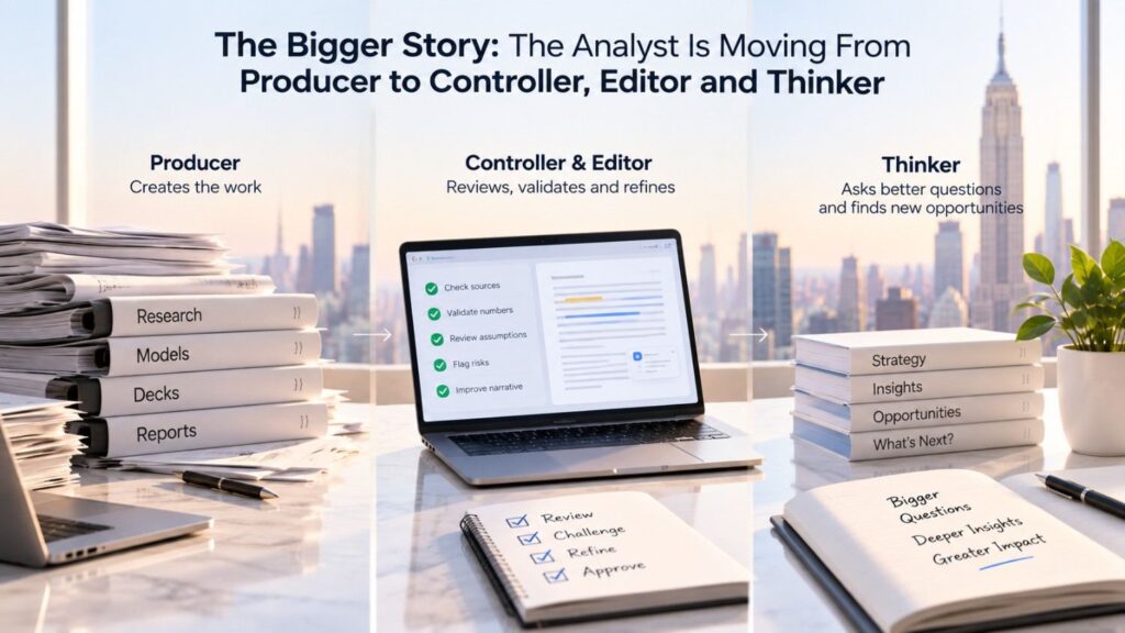 An analyst who spends ten hours gathering, copying, formatting, and reconciling information cannot compete forever with an analyst who receives the same information in minutes and spends the remaining time understanding the deal.