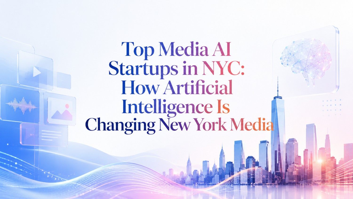 Explore top media AI startups in NYC using artificial intelligence to transform content creation, publishing, video, advertising and audience engagement.