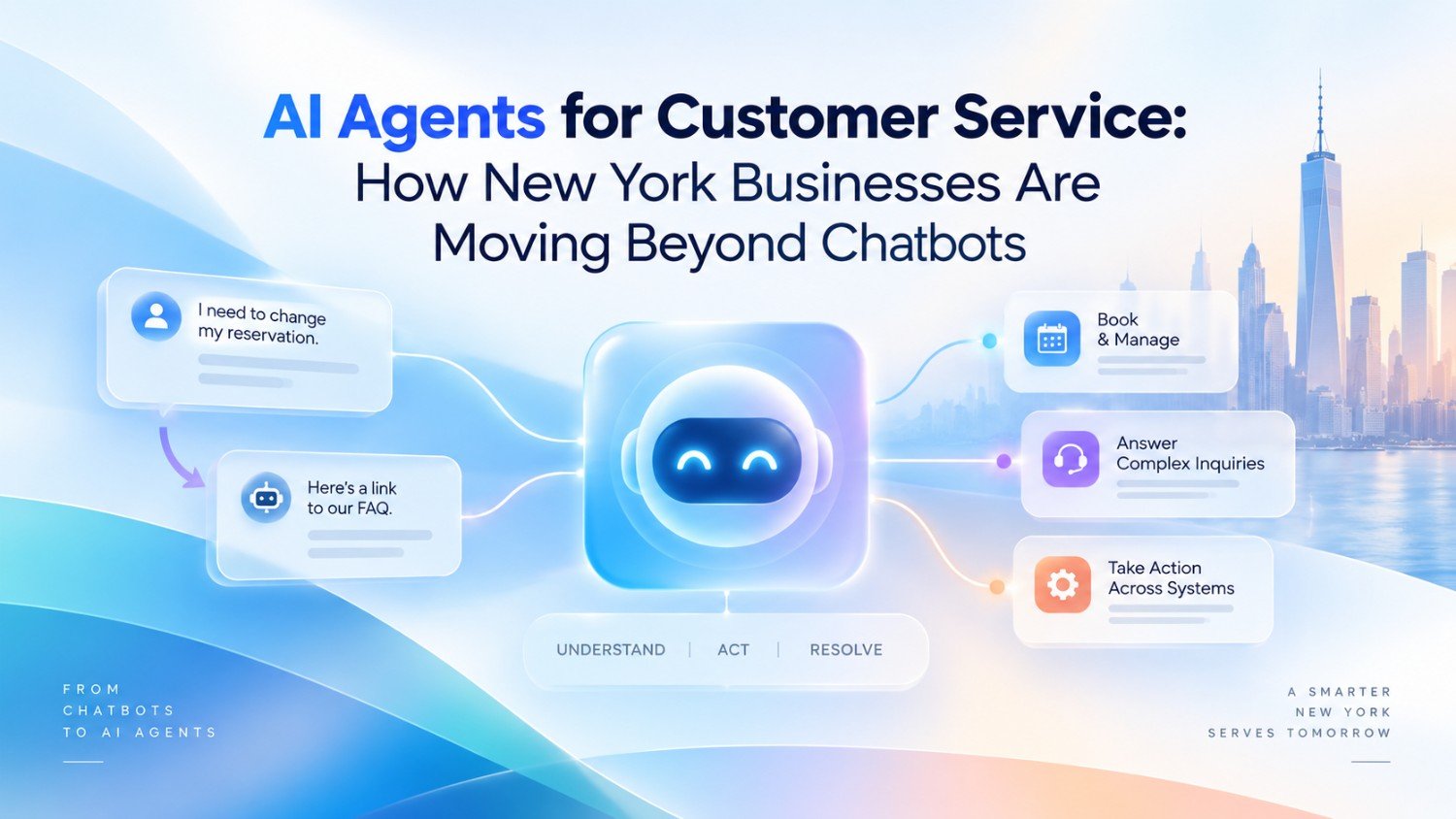 Learn how New York businesses are moving beyond chatbots with AI customer service agents that resolve issues, take actions and manage end-to-end workflows.
