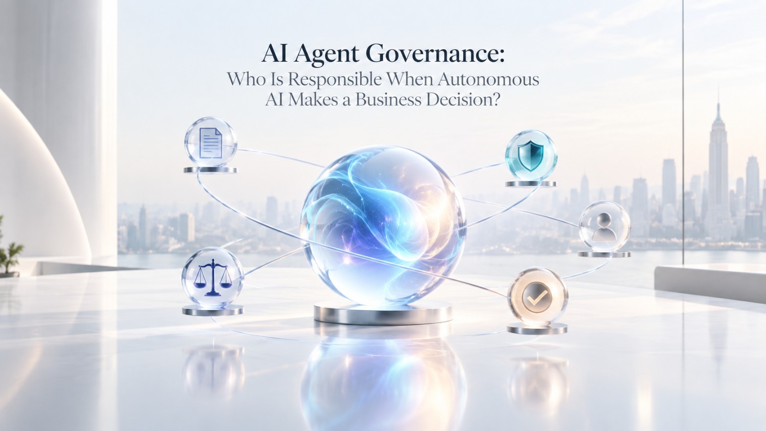 Understand AI agent governance, accountability and oversight as New York companies decide who is responsible when autonomous AI makes business decisions.