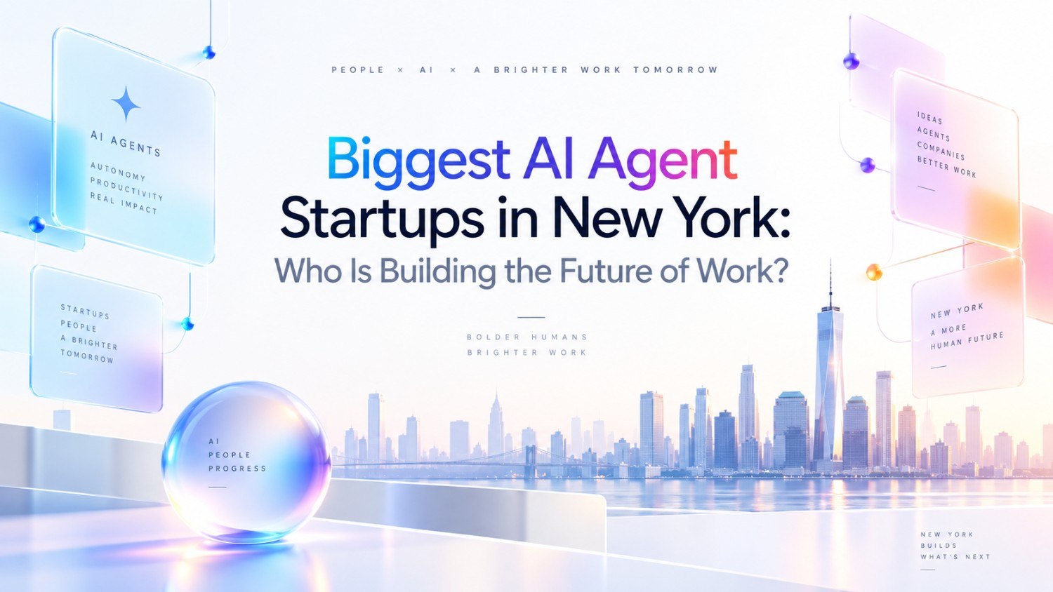 Meet the biggest AI agent startups in New York shaping the future of work with autonomous software for research, sales, finance, operations and more.