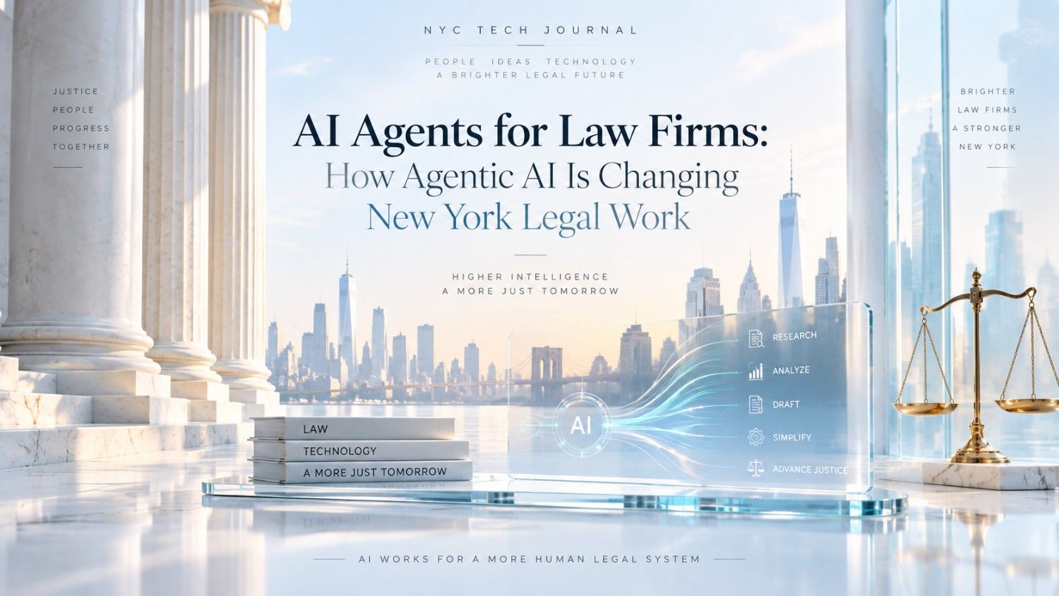 Explore how AI agents are changing New York law firms by automating legal research, document review, drafting, case preparation and administrative workflows.