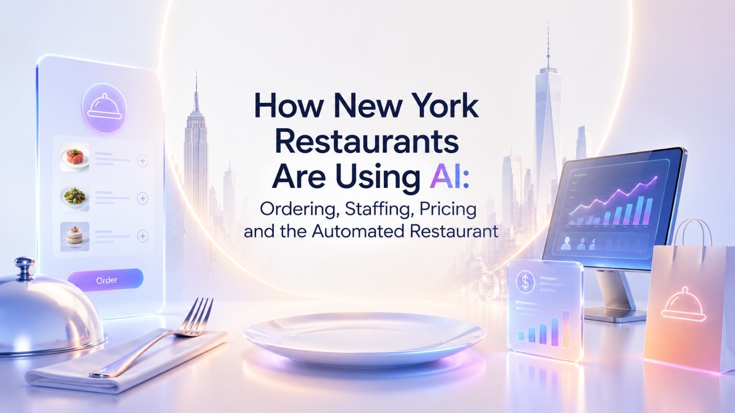 See how New York restaurants are using AI for ordering, staffing, pricing, inventory, customer service and the rise of more automated restaurant operations.