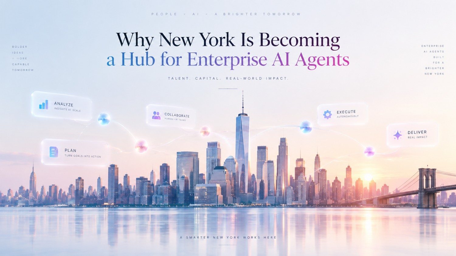 Learn why New York is emerging as a major hub for enterprise AI agents, with startups automating high-value workflows across finance, law, media and business.