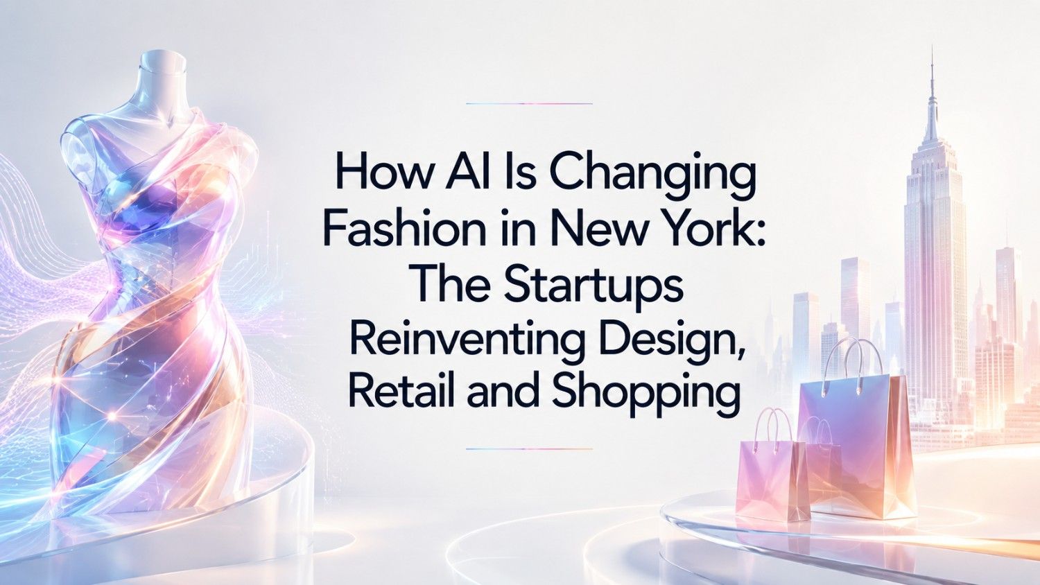 Explore how New York fashion startups are using AI to transform design, forecasting, merchandising, personalization, retail operations and online shopping.