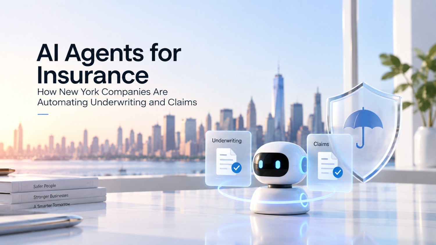 See how New York insurance companies are using AI agents to automate underwriting, claims, risk analysis, customer support and policy administration.