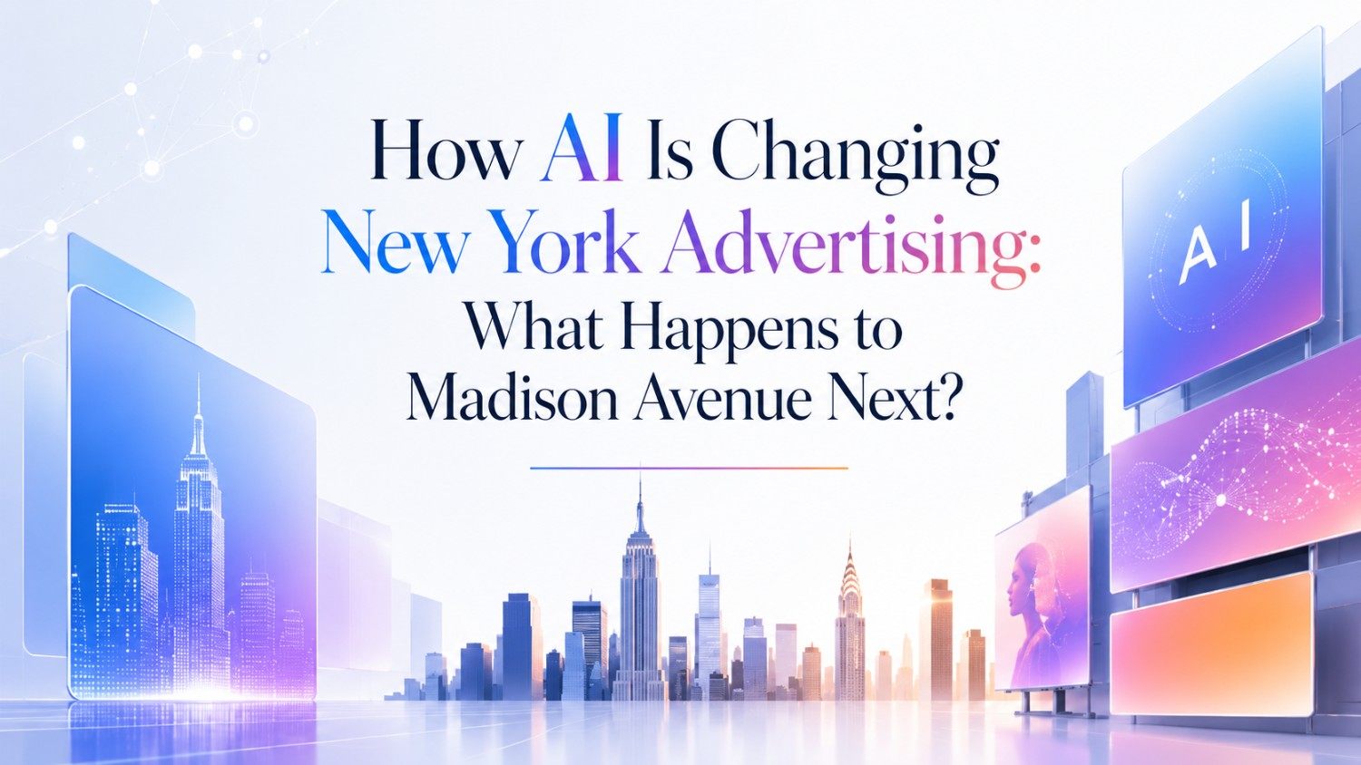 Learn how AI is reshaping New York advertising, from creative production and media buying to targeting, analytics and the future of Madison Avenue.
