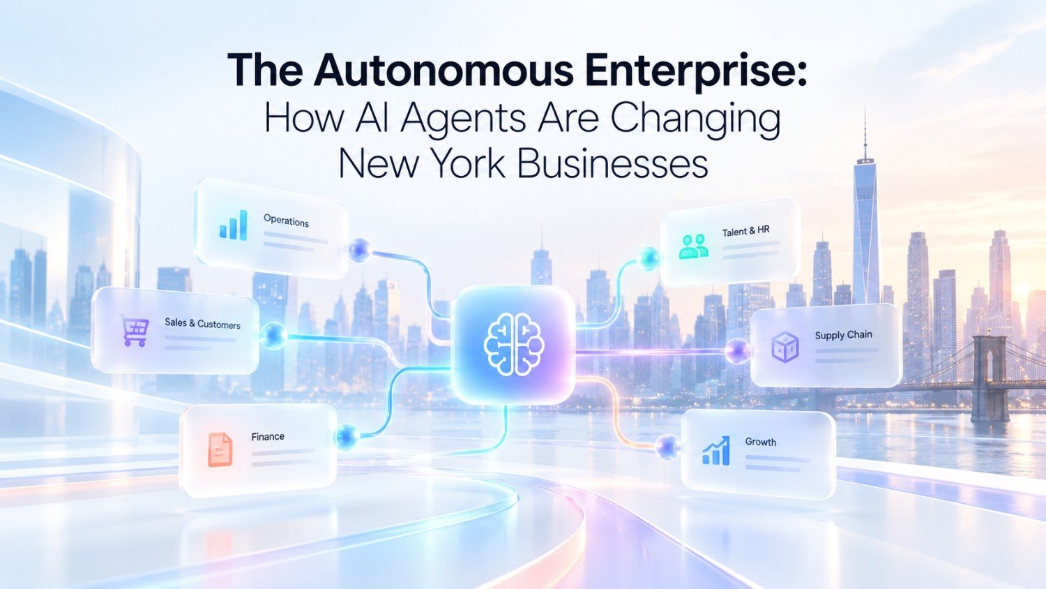 See how AI agents are creating the autonomous enterprise in New York by automating decisions, workflows, customer service, finance and daily operations.